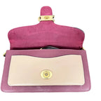 Coach Tabby Shoulder Bag 26 in Multi-Tone Purple & Nude Colorblock Leather | Designer Resale