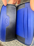 Tod's Gommino Studded Zip-Around Leather Wallet