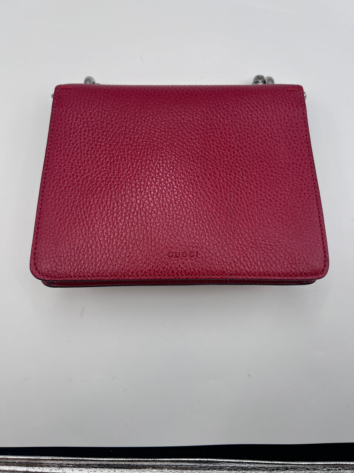 Gucci Dionysus Red Leather Small Shoulder Bag