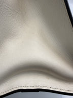 Prada Saffiano Cuir Small Double Bag (Monochrome) in Off-White / Chalk (Talco)