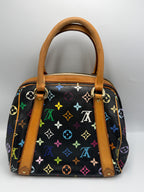 Louis Vuitton x Takashi Murakami Black Monogram Multicolor Priscilla Bag