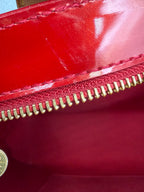 Louis Vuitton Vintage Columbus Tote in Monogram Vernis Leather (Rouge Fauviste)