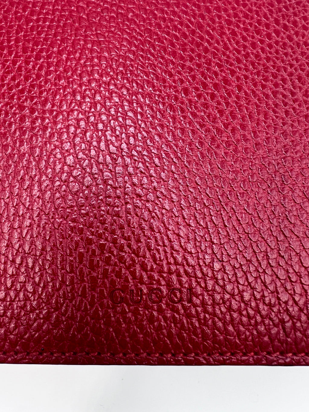 Gucci Dionysus Red Leather Small Shoulder Bag