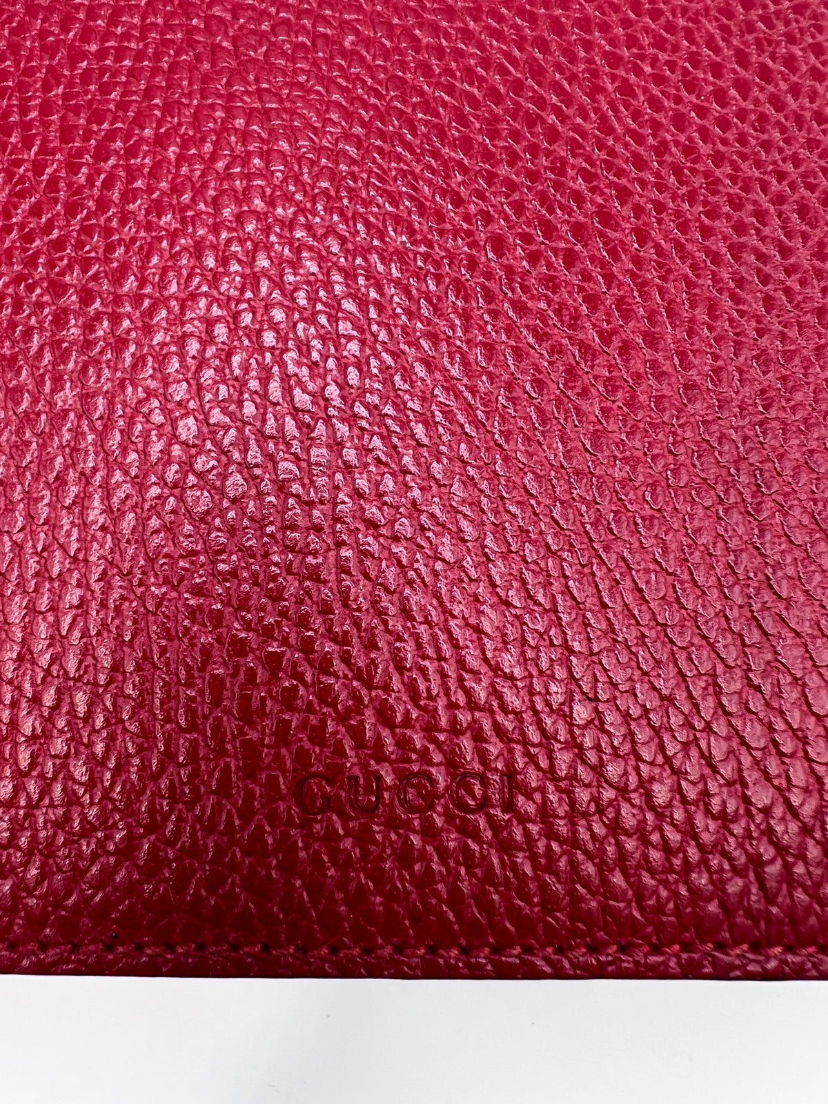 Gucci Dionysus Red Leather Small Shoulder Bag