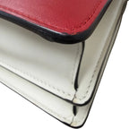 Gucci Dionysus Bamboo Top Handle Bag – Hibiscus White Leather with Web Strap