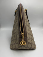 Gucci Ophidia Medium Dome Top Handle Bag in GG Supreme Canvas