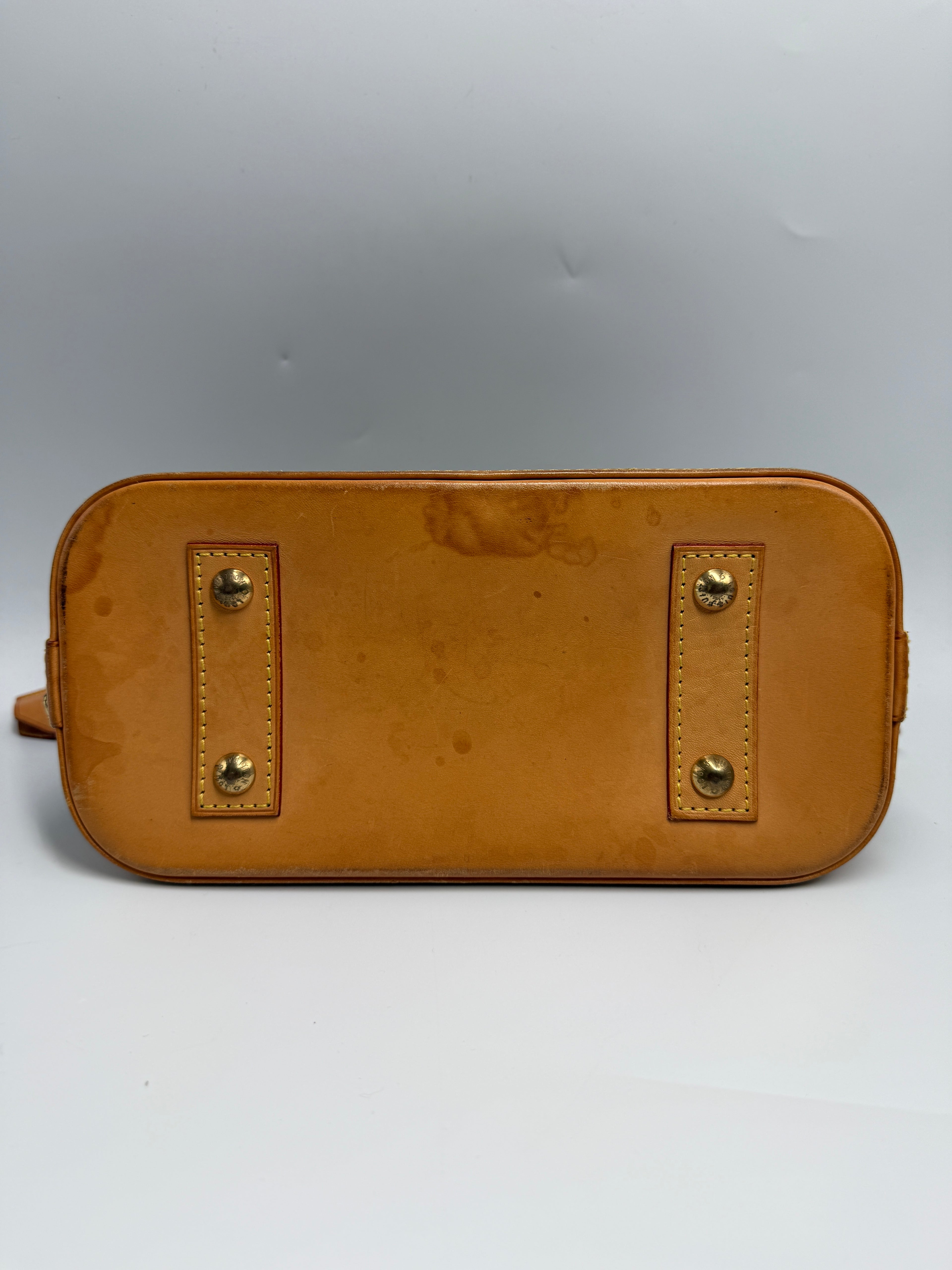 Louis Vuitton Alma BB Monogram Canvas Satchel Bag