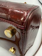 Louis Vuitton ( 2013 ) Brea MM Monogram Vernis Leather Bag – Cherry