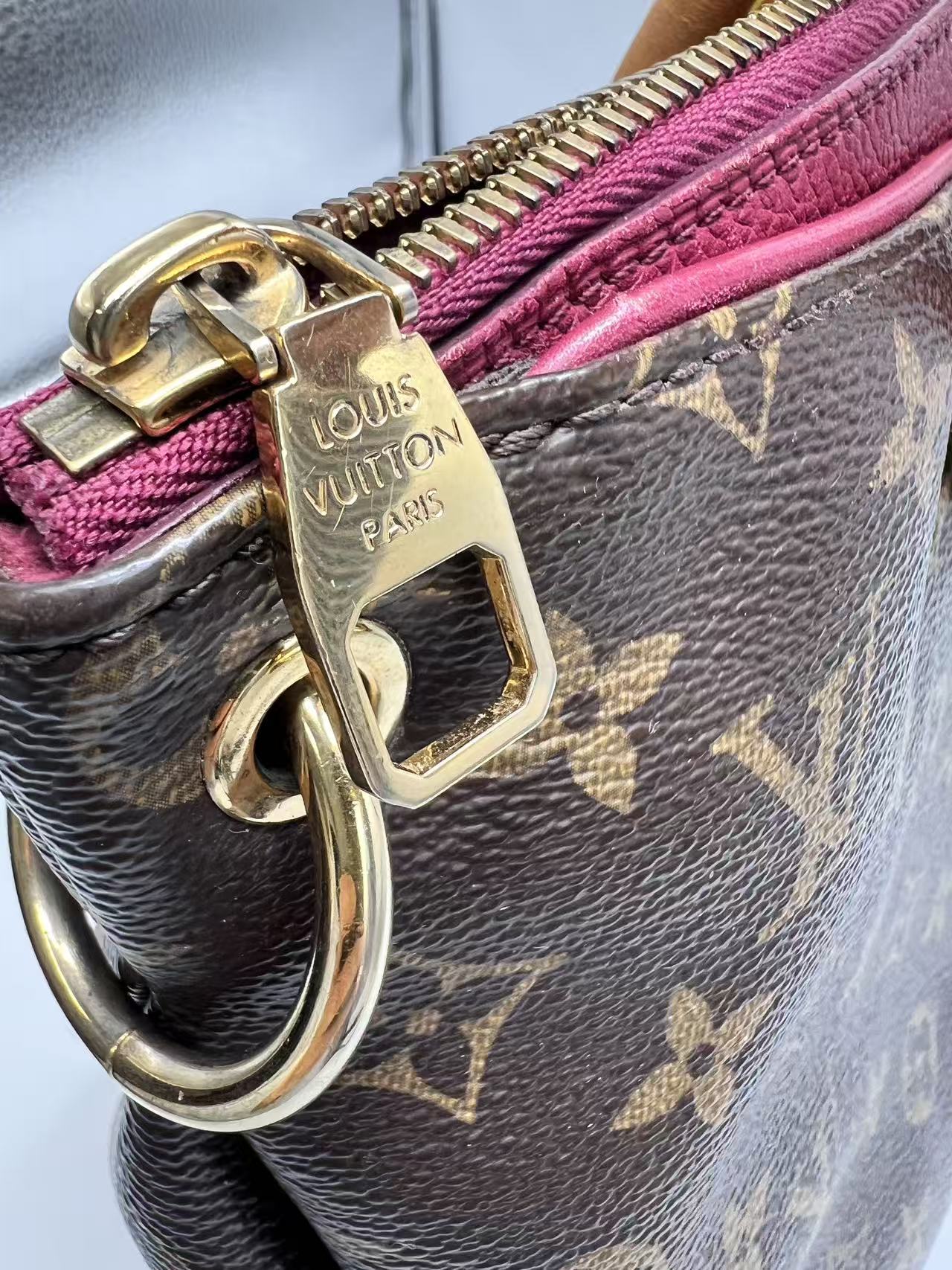 Louis Vuitton Pallas Monogram Canvas Shoulder Bag