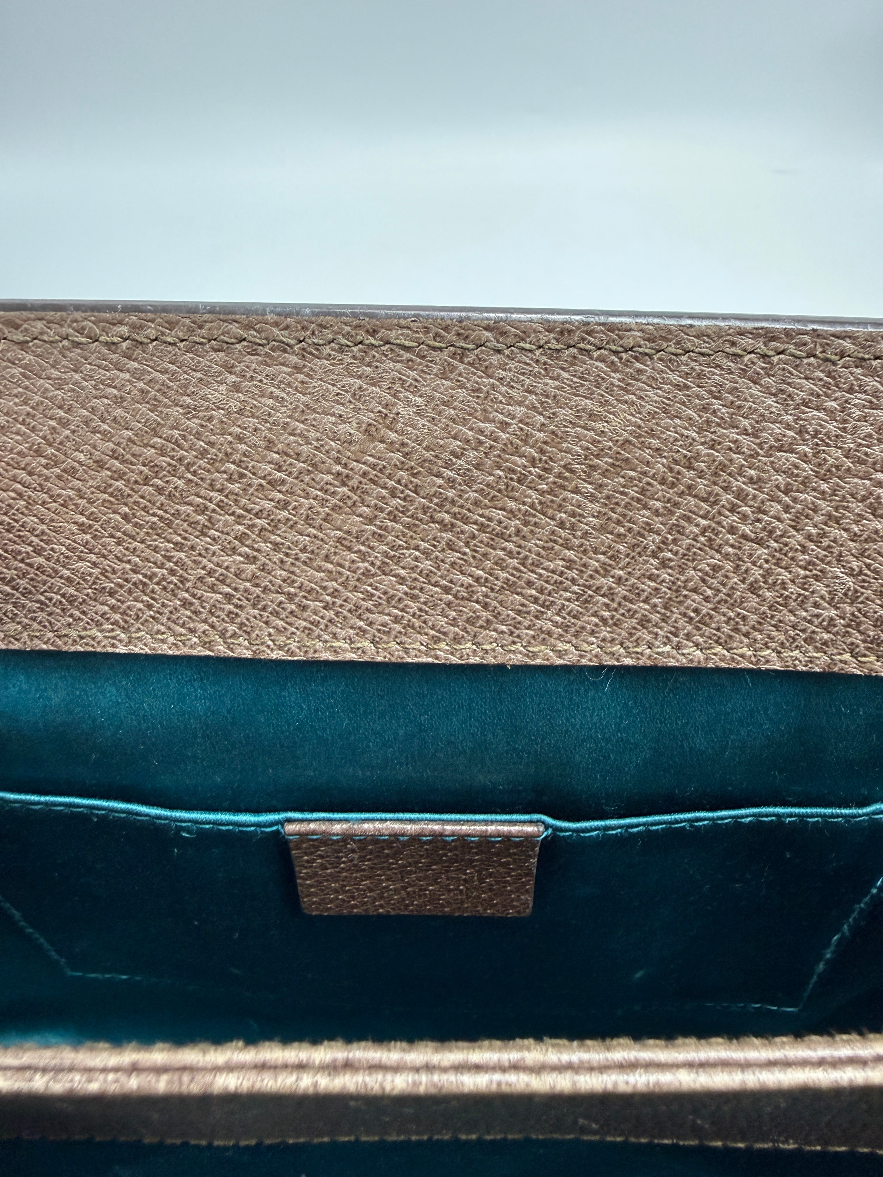 Gucci Ophidia GG Small Chain Shoulder Bag in GG Supreme Canvas