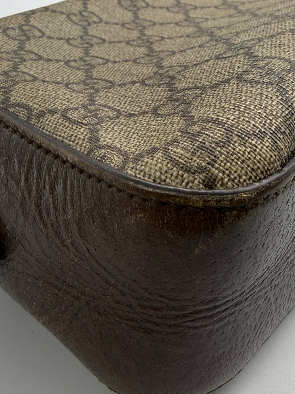 Gucci Neo Classic Feline Head Camera Bag in GG Supreme Canvas