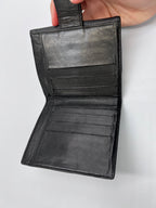 Chanel Vintage Timeless CC French Purse Wallet in Black Caviar Leather
