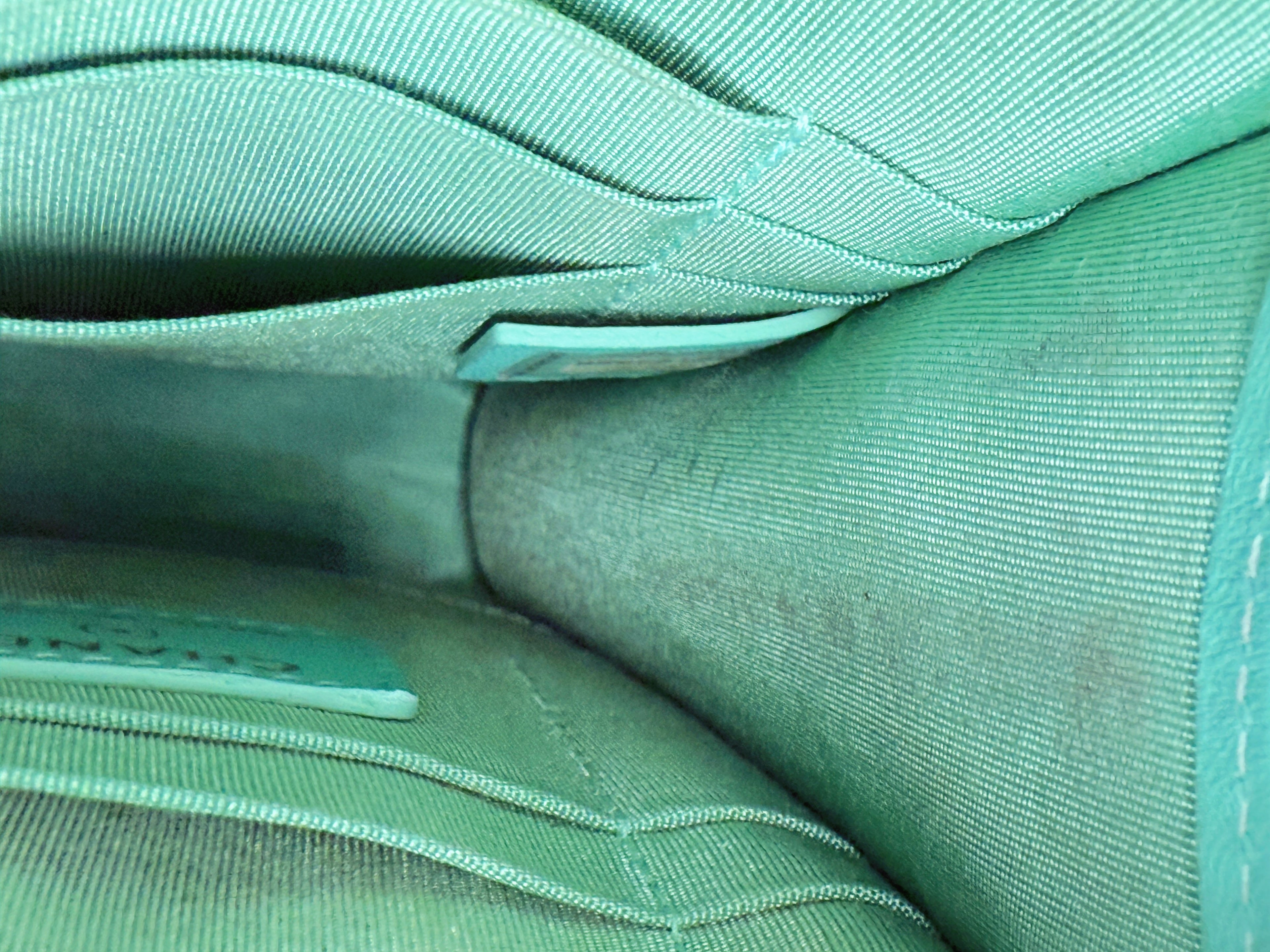 Chanel Green Tweed Clutch