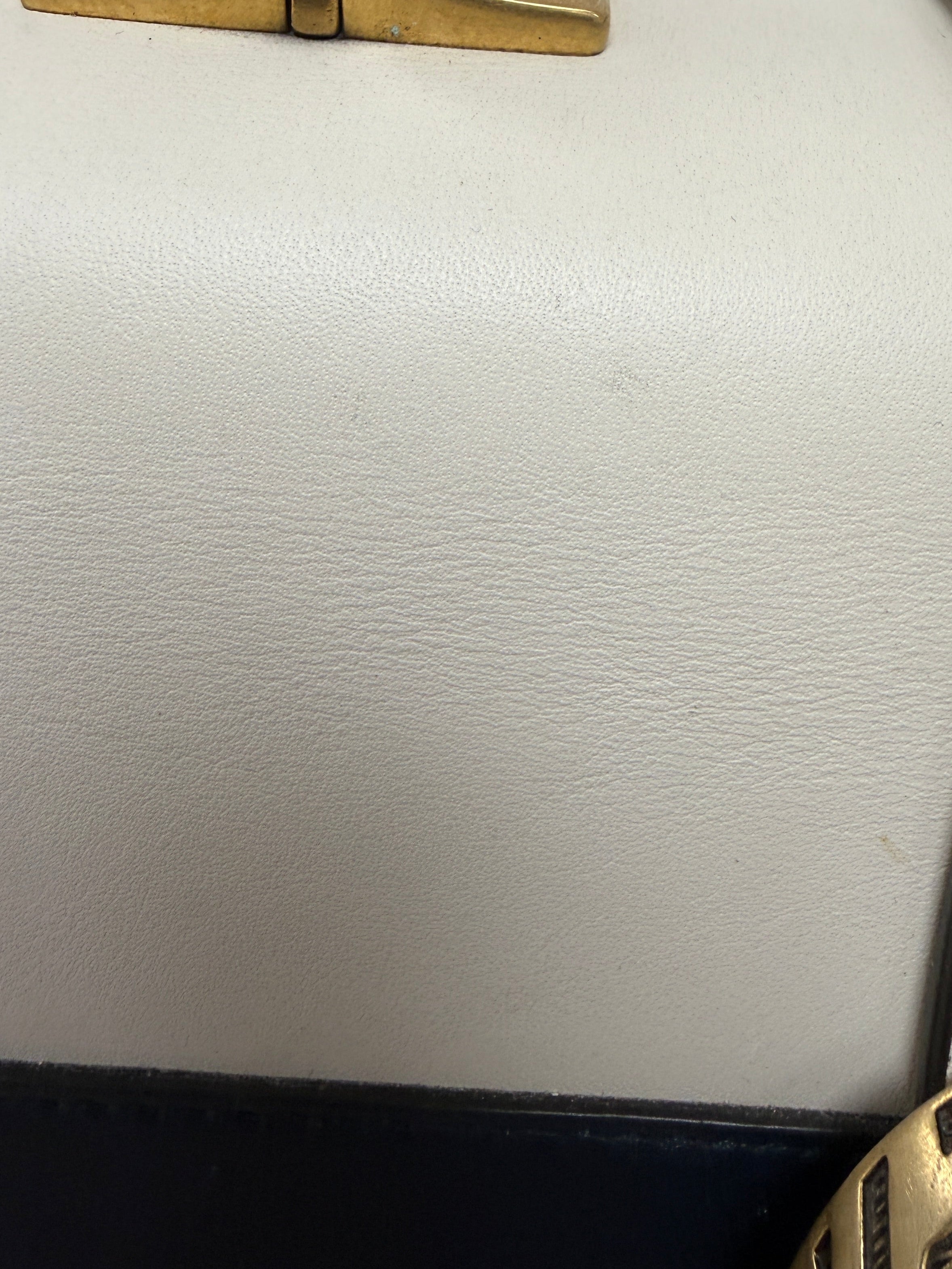Gucci Dionysus Bamboo Top Handle Bag – Hibiscus White Leather with Web Strap