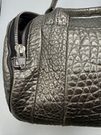 Alexander Wang Rockie Bag – Black Pebbled Leather – Iconic Studded Base Satchel