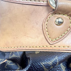 Louis Vuitton Vintage Boetie MM in Monogram Canvas and Vachetta Leather