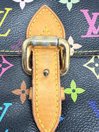 Louis Vuitton x Takashi Murakami Black Monogram Multicolor Priscilla Bag