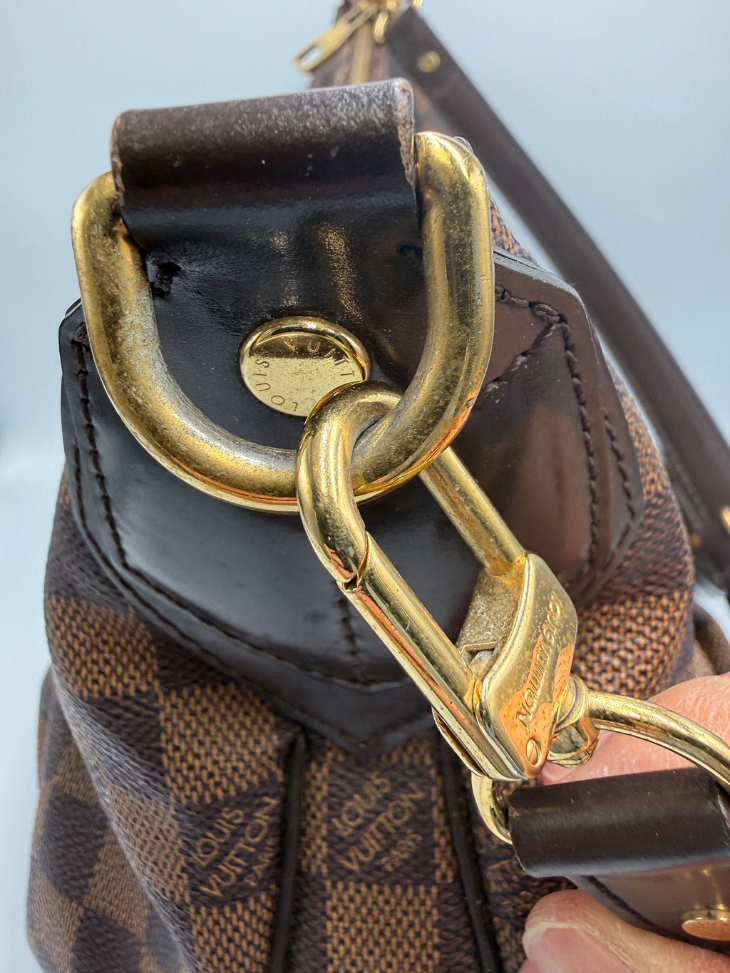 Louis Vuitton Damier Ebene Verona MM Shoulder Bag