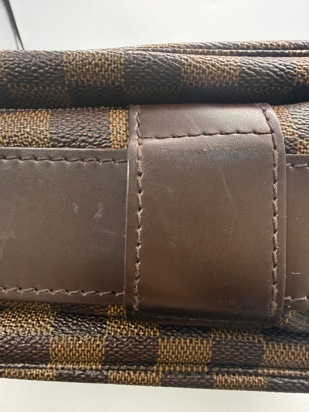 Louis Vuitton Naviglio Messenger Bag in Damier Ébène Canvas
