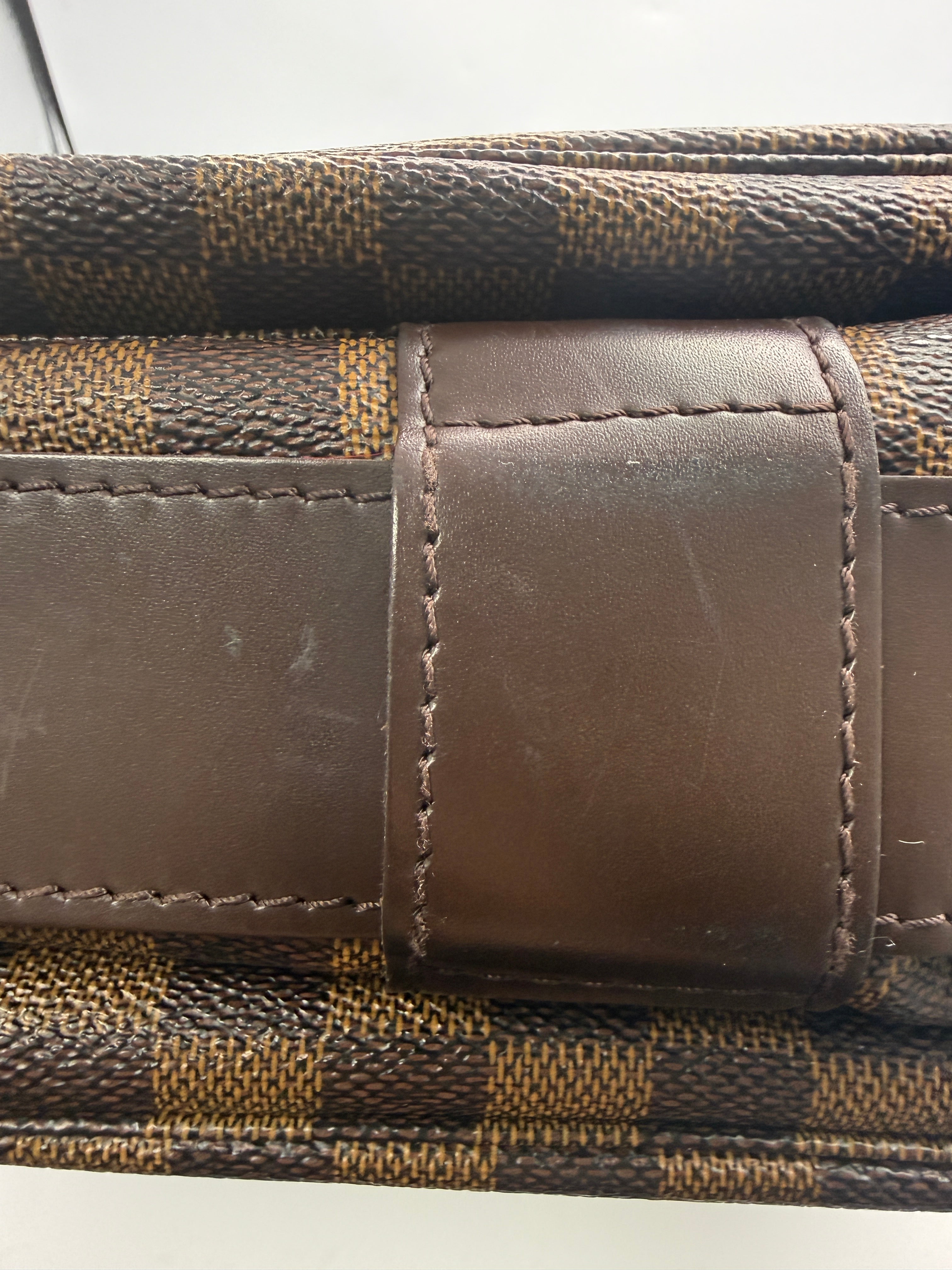 Louis Vuitton Naviglio Messenger Bag in Damier Ébène Canvas