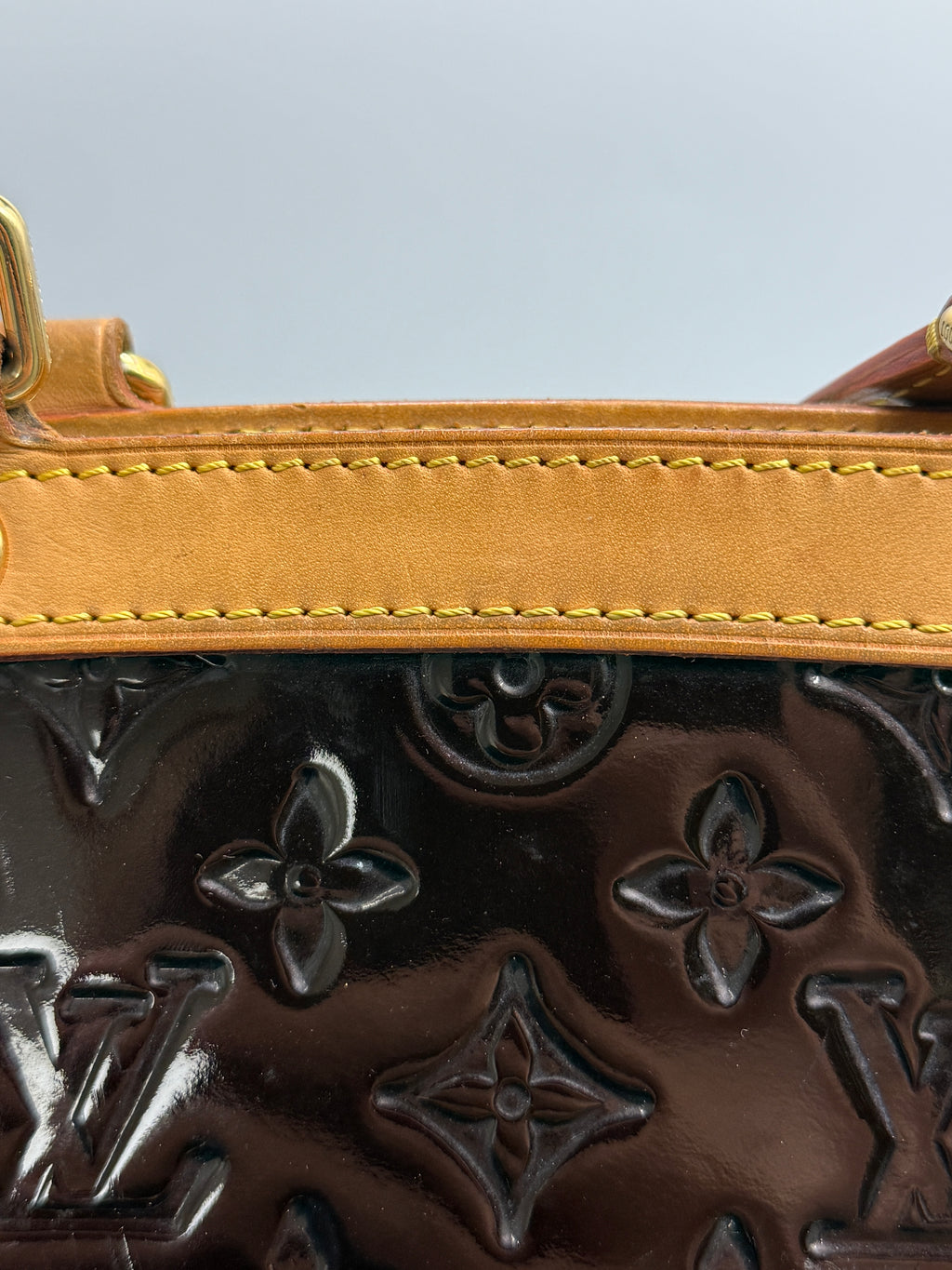 Louis Vuitton ( 2011 ) Brea MM Monogram Vernis Leather Bag – Burgundy