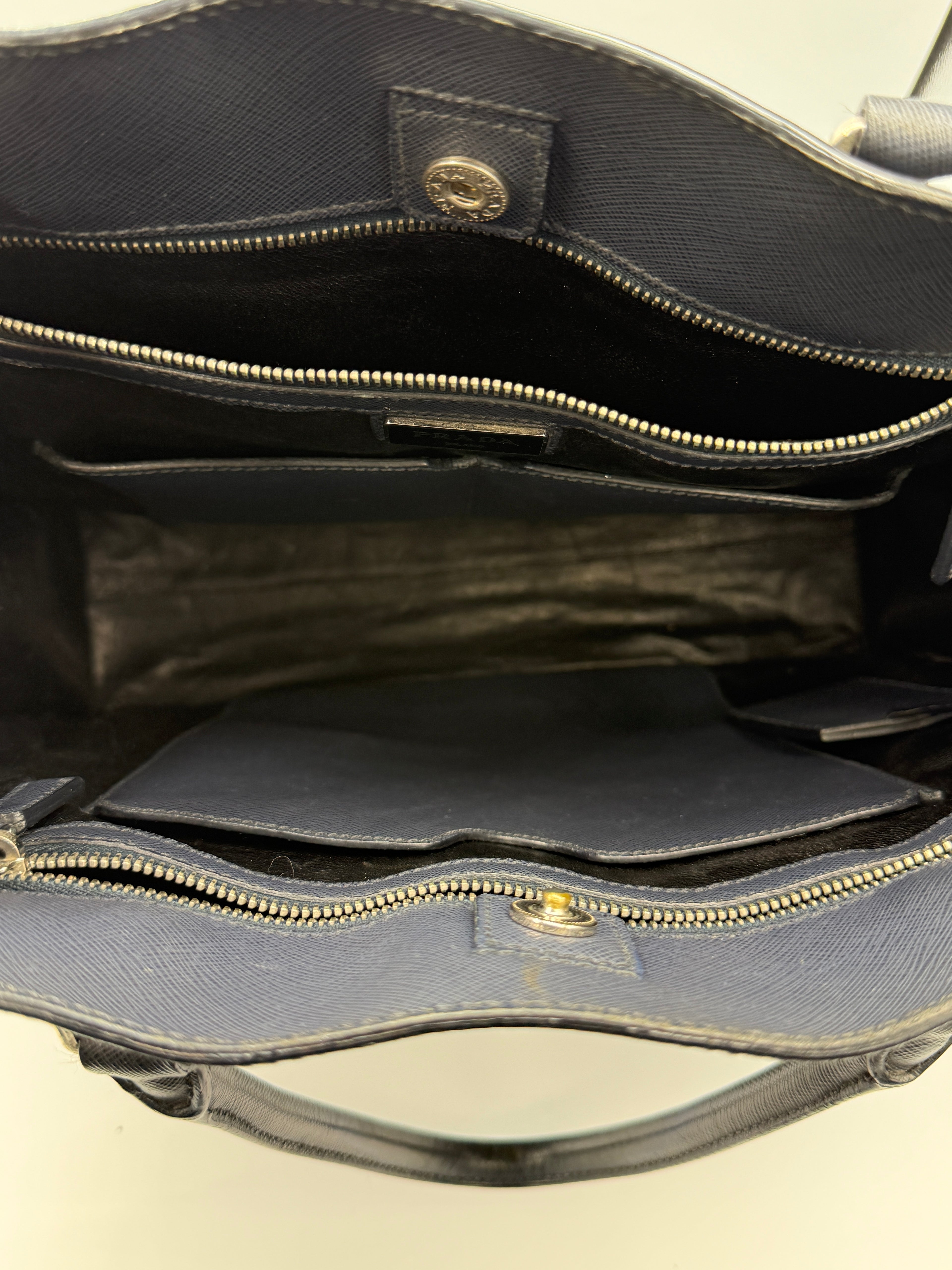 Prada Galleria Saffiano Leather Tote Bag – Classic Black (Nero)