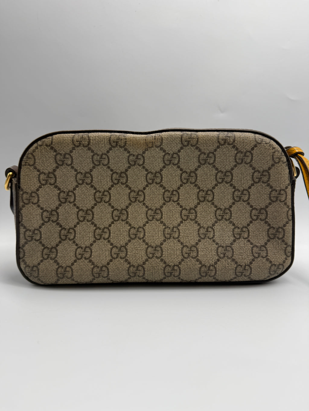 Gucci Neo Classic Feline Head Camera Bag in GG Supreme Canvas