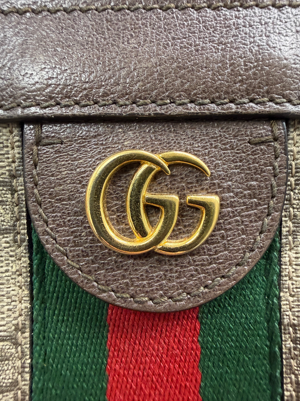 Gucci Ophidia GG Small Chain Shoulder Bag in GG Supreme Canvas