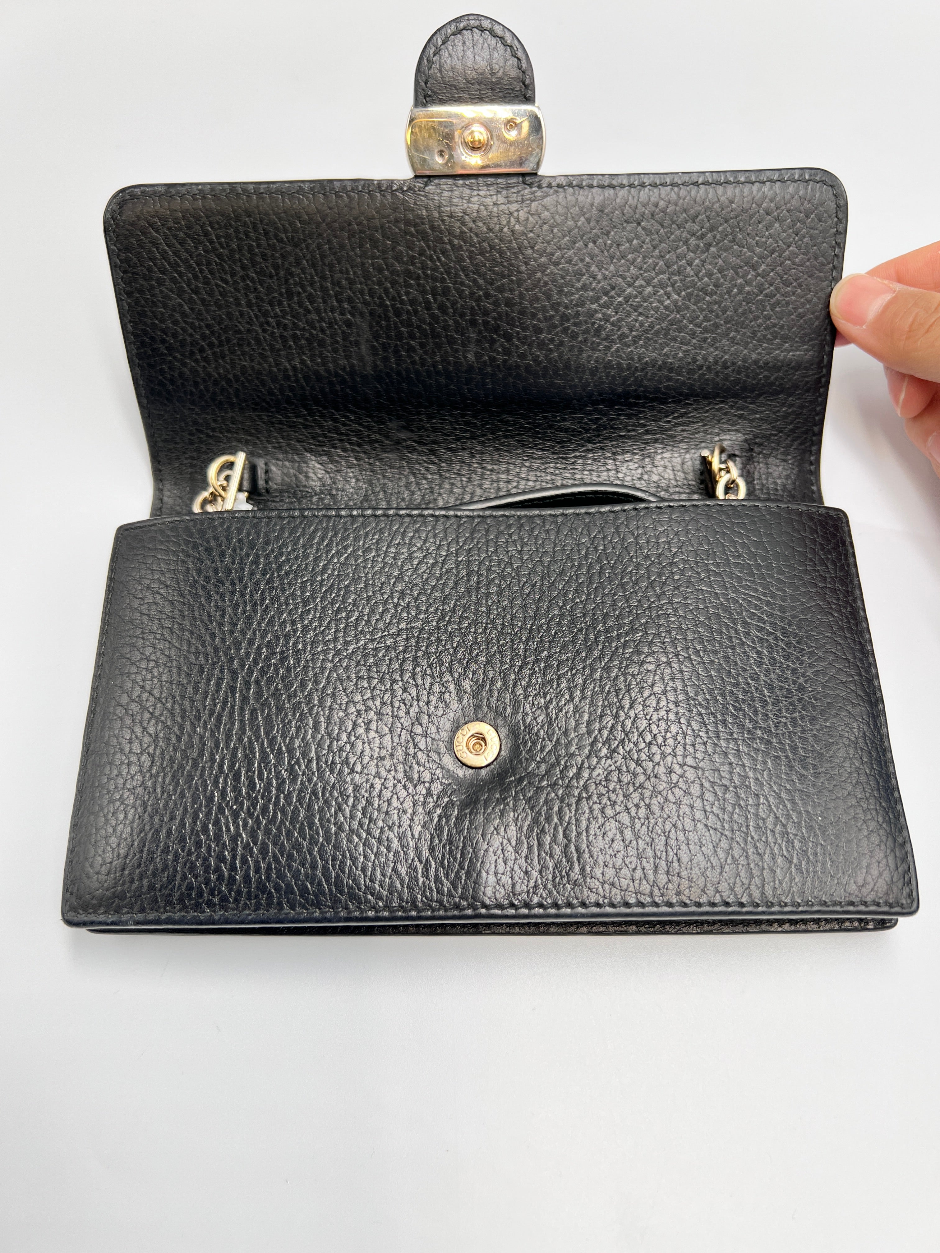 Gucci Interlocking G Wallet on Chain Crossbody Bag