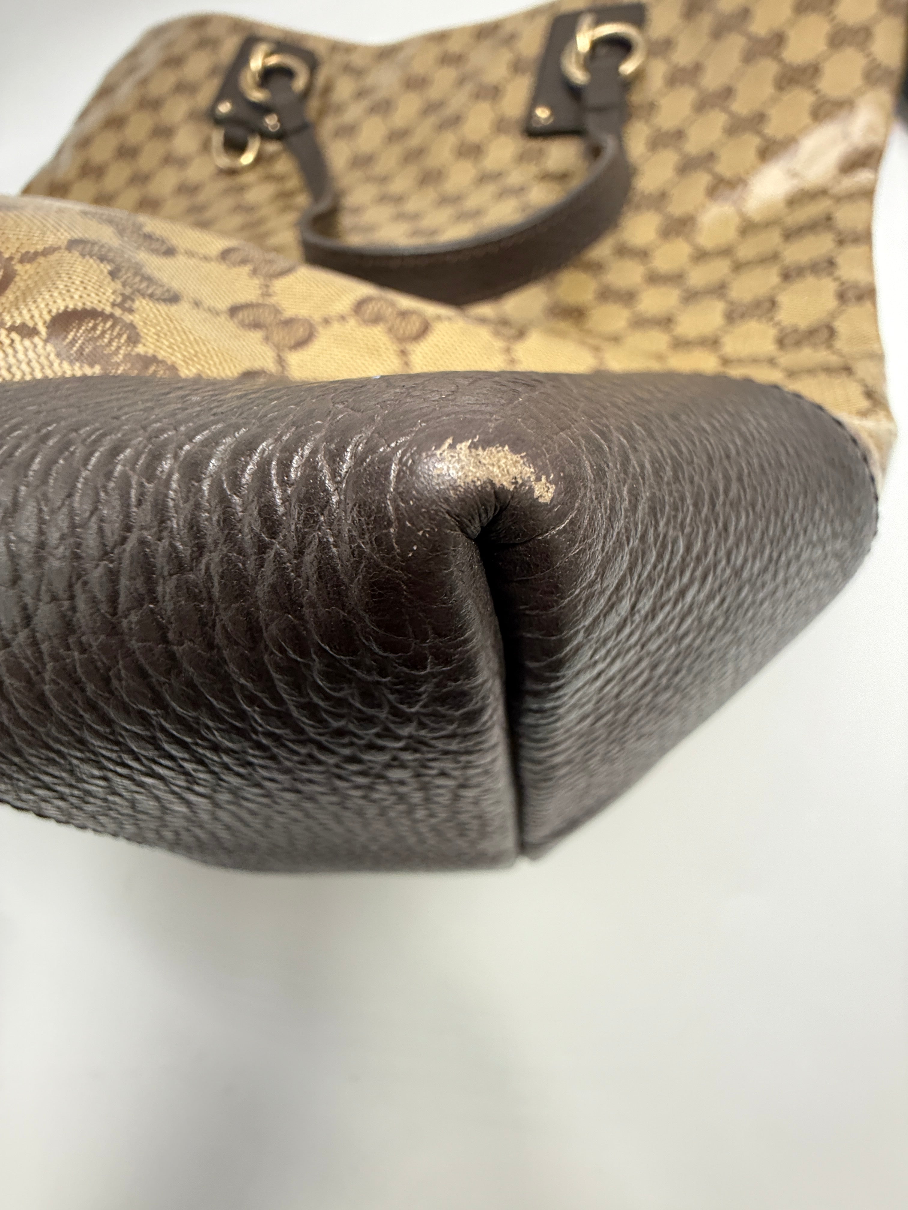 Gucci Vintage Crystal Canvas Medium Tote Bag in GG Crystal