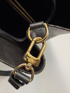Louis Vuitton NéoNoé MM Monogram Canvas with Coquelicot Black Trim