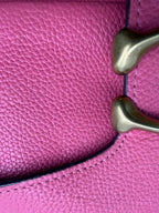 Coach Tabby Shoulder Bag 26 in Pink Polished Pebble Leather