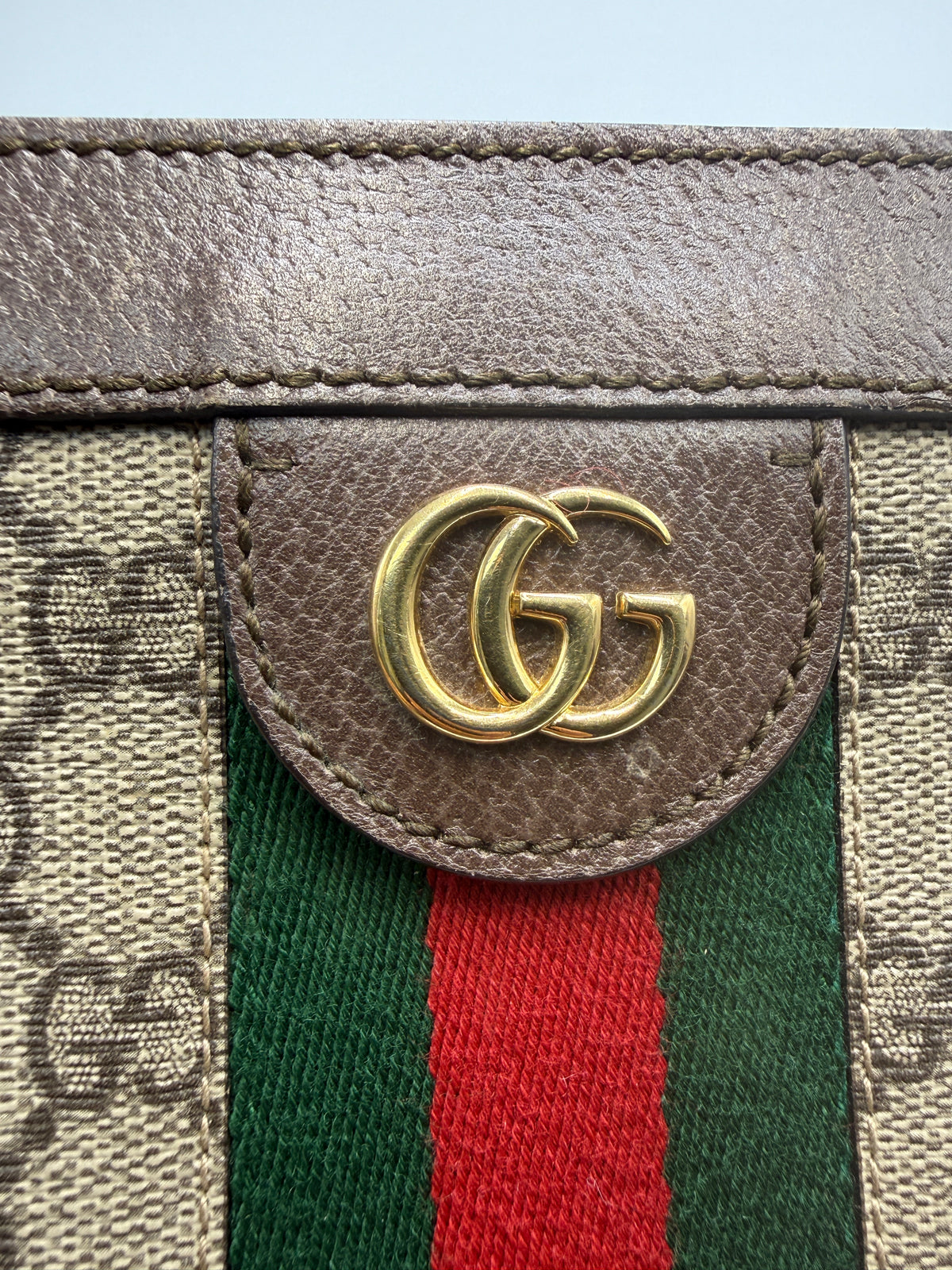 Gucci Ophidia GG Small Chain Shoulder Bag in GG Supreme Canvas
