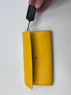 Louis Vuitton Epi Leather Sarah Long Wallet in Yellow