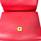 Gucci Dionysus Bamboo Top Handle Bag – Hibiscus Red Leather with Web Strap