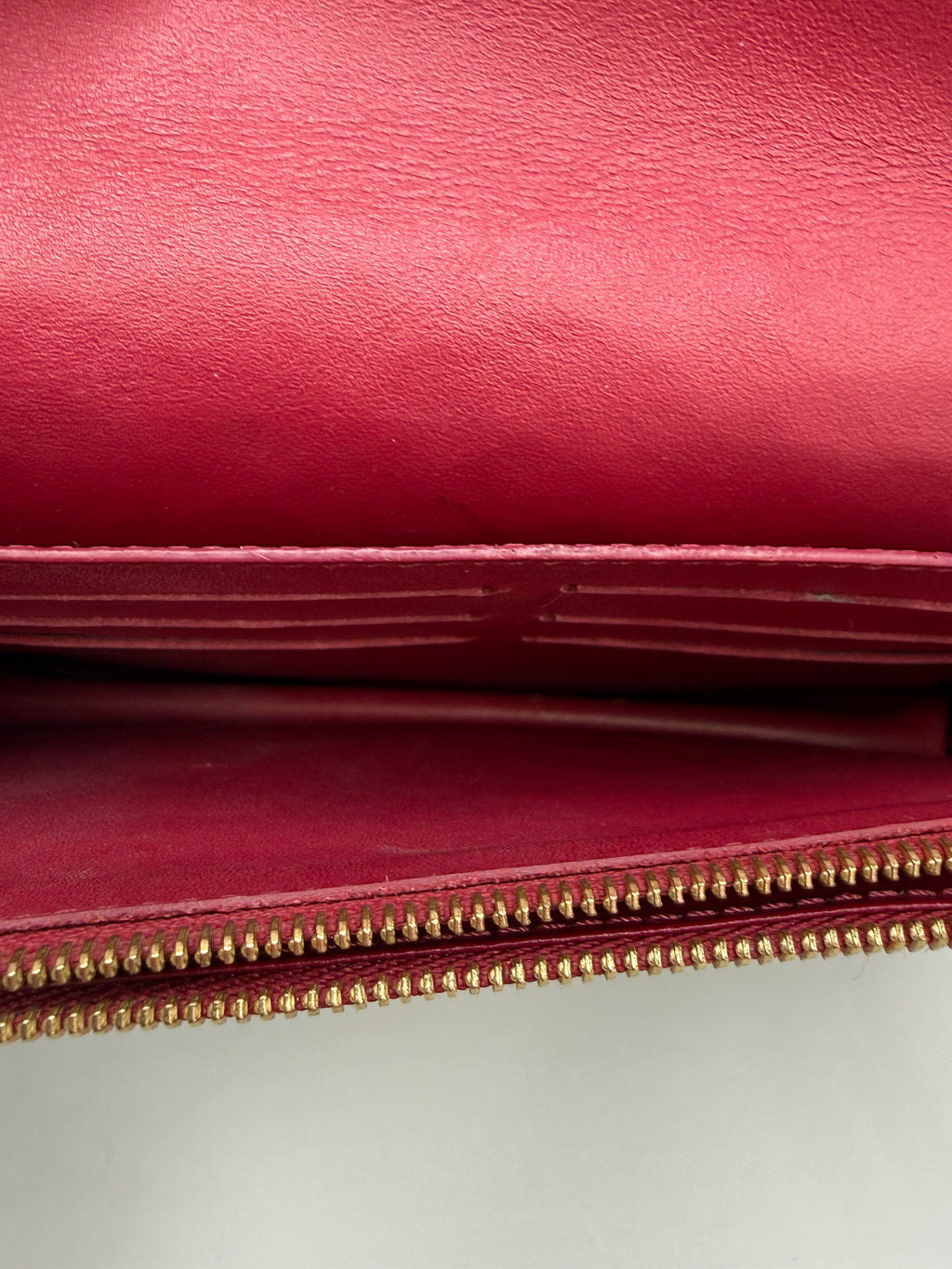 Louis Vuitton Fuchsia Monogram Canvas Flore Chain Wallet Bag