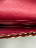 Louis Vuitton Fuchsia Monogram Canvas Flore Chain Wallet Bag