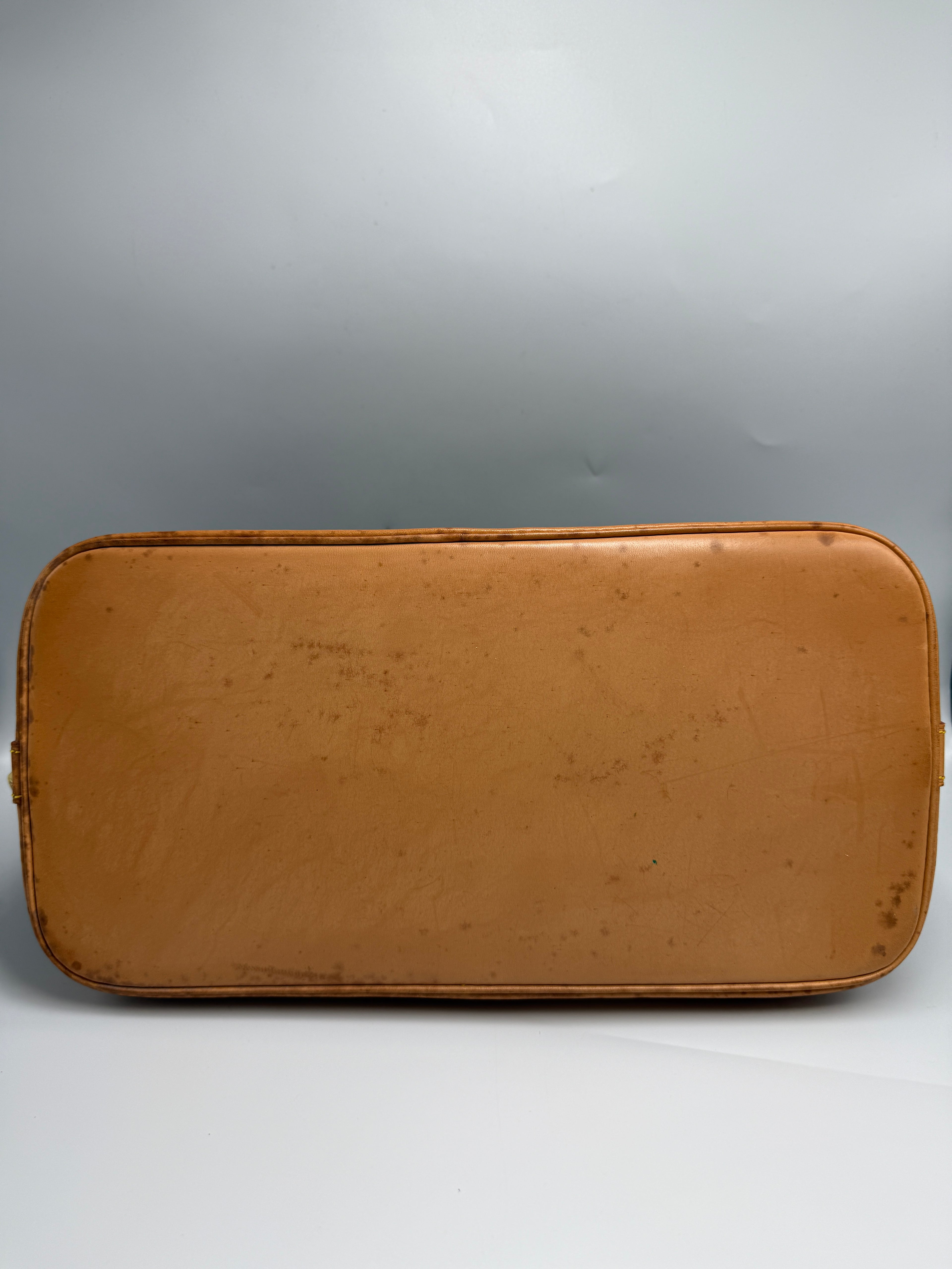 Louis Vuitton Alma MM Monogram Canvas Satchel Bag