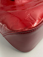 Louis Vuitton Vintage Columbus Tote in Monogram Vernis Leather (Rouge Fauviste)