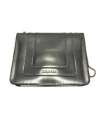 preloved bvlgari serpenti head shoulder bag in silver metallic color in very good condition futuristic 