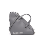 Balenciaga Calfskin S Triangle Duffle Grey Bag