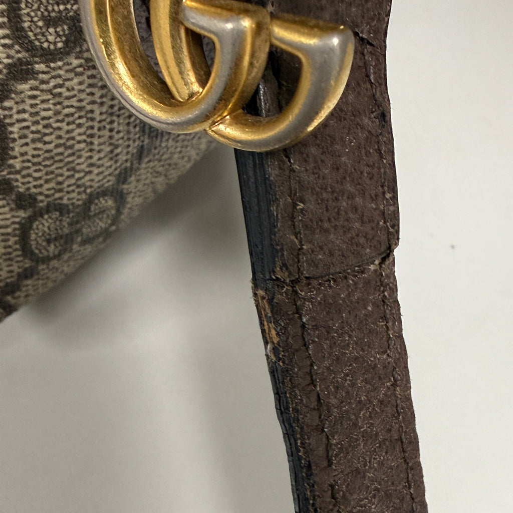 Gucci Ophidia Small Dome Shoulder Bag in GG Supreme Canvas