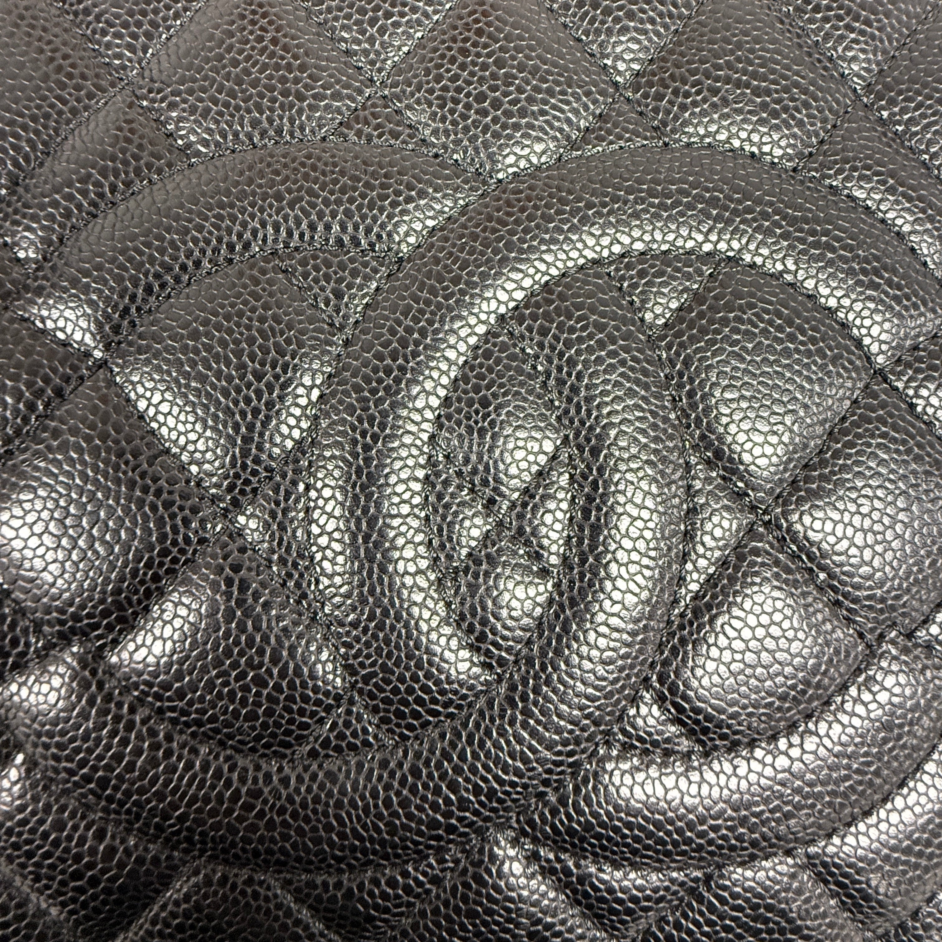 Chanel Grand Shopping Tote (GST) in Black Caviar Leather with Gold Hardware