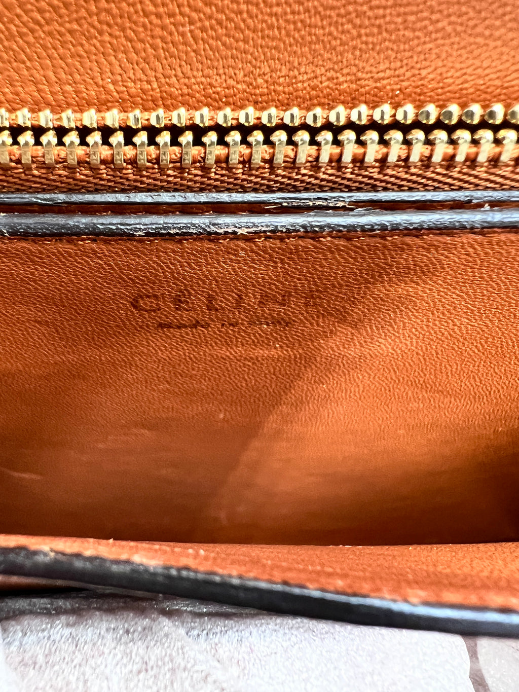 Celine Classic Box Bag in Tan Python Leather with Gold-Tone Hardware