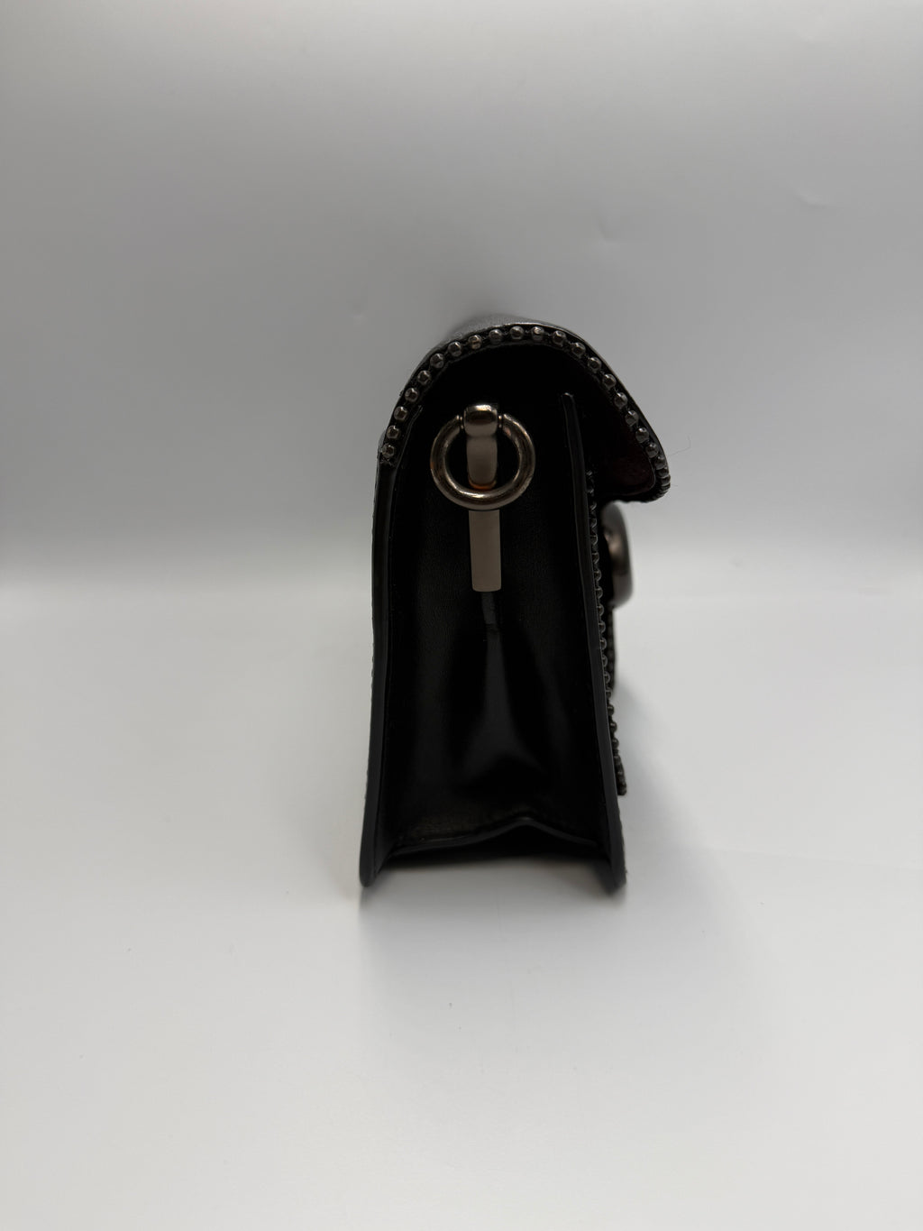 Coach Black Detailed Leather Tabby 26 Shoulder Bag
