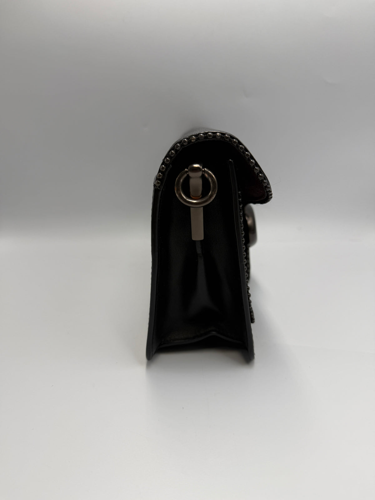 Coach Black Detailed Leather Tabby 26 Shoulder Bag