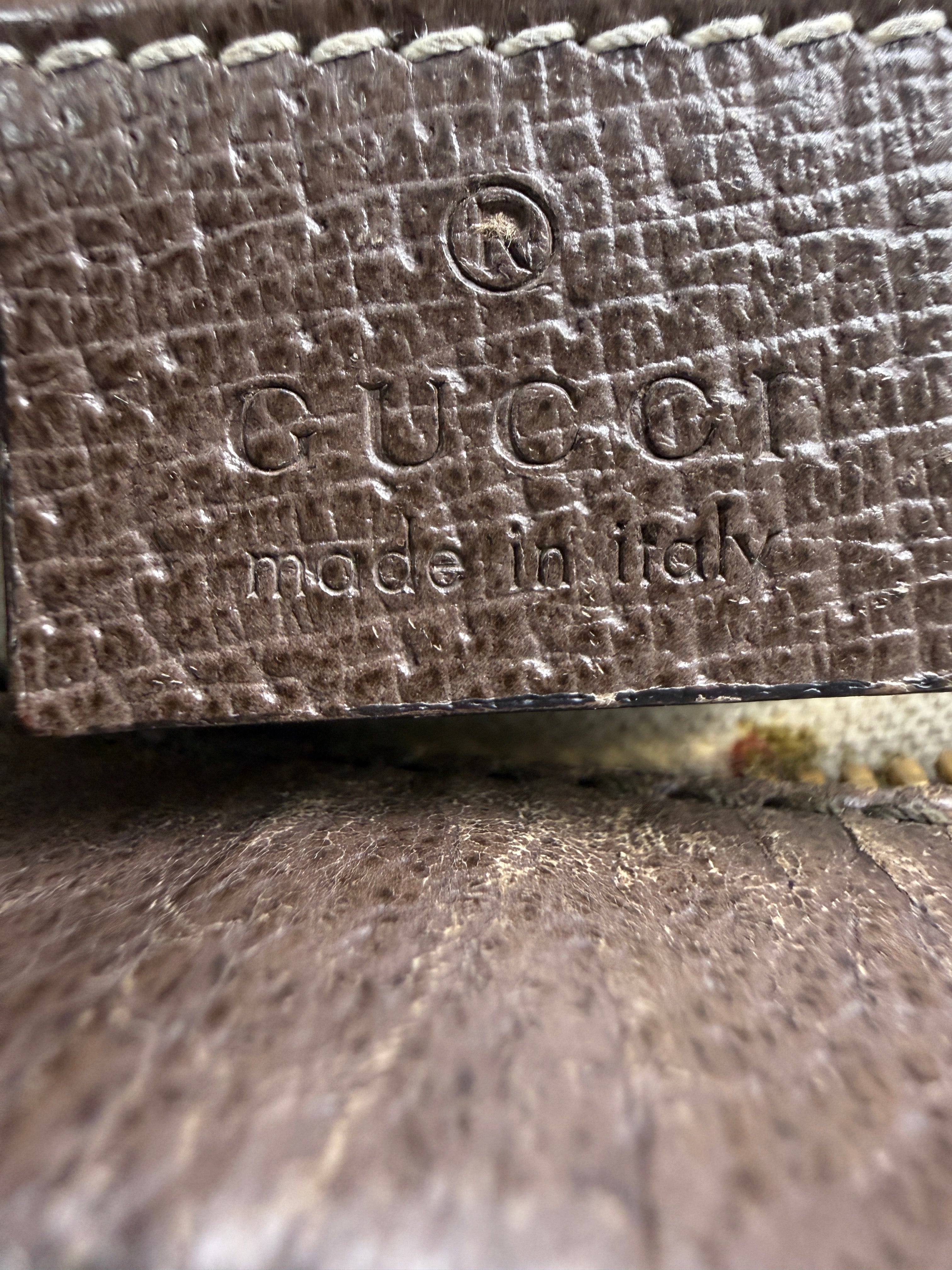 Gucci Neo Classic Feline Head Camera Bag in GG Supreme Canvas