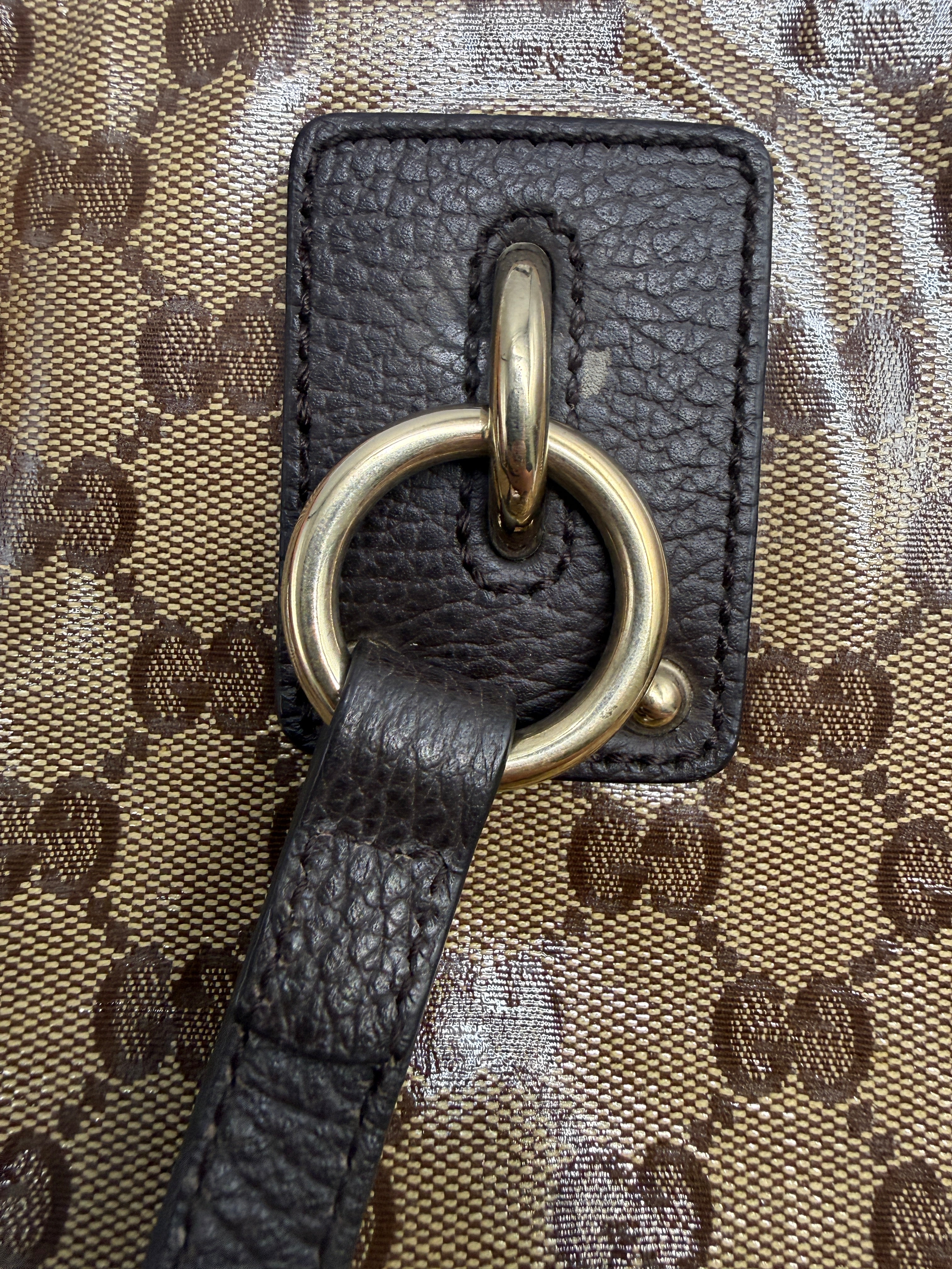 Gucci Vintage Crystal Canvas Medium Tote Bag in GG Crystal