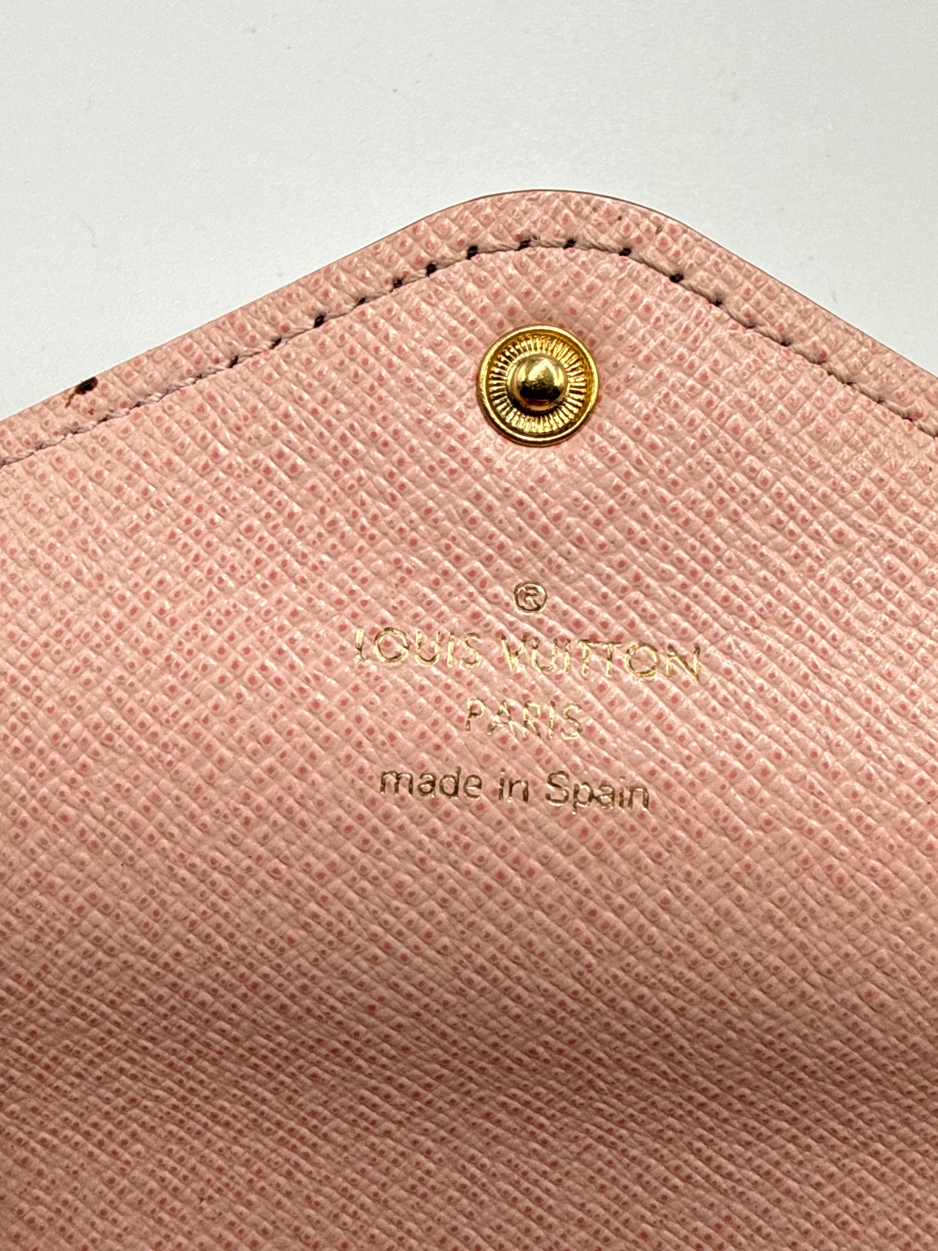 Pre-owned Louis Vuitton Rose Ballerine Monogram Zippy Wallet - Classic Long Wallet