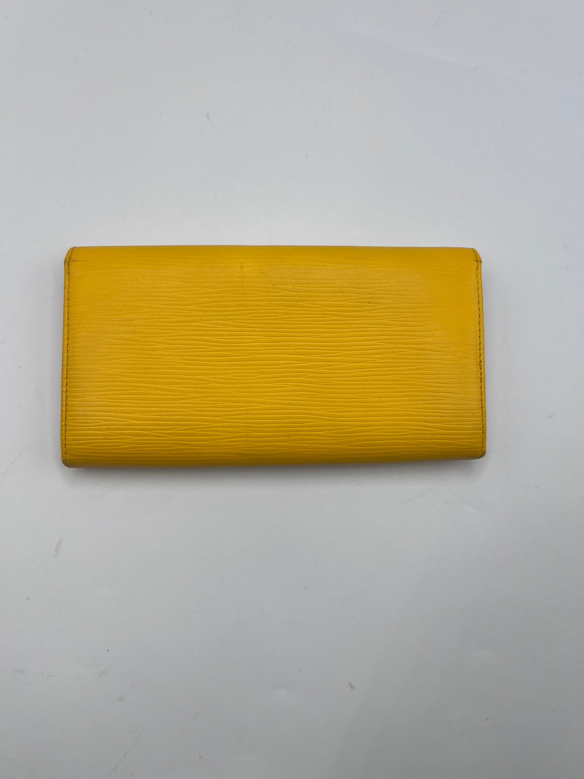 Louis Vuitton Epi Leather Sarah Long Wallet in Yellow